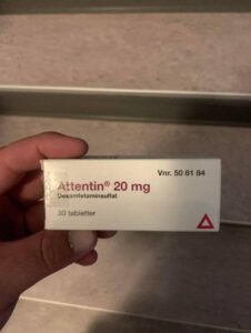 kjøp 20mg Attentin KAPSLER for ADHD i Norge 