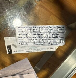 Kjøp Bensedin 10 mg tablett for angst i Norge