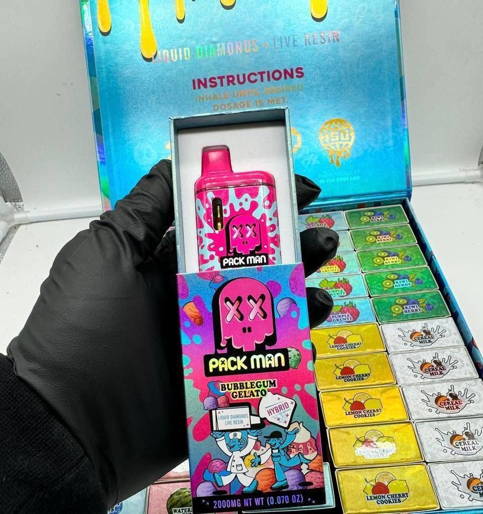 Kjøp 2Gram PACKMAN THC Vape Penn for ADHD